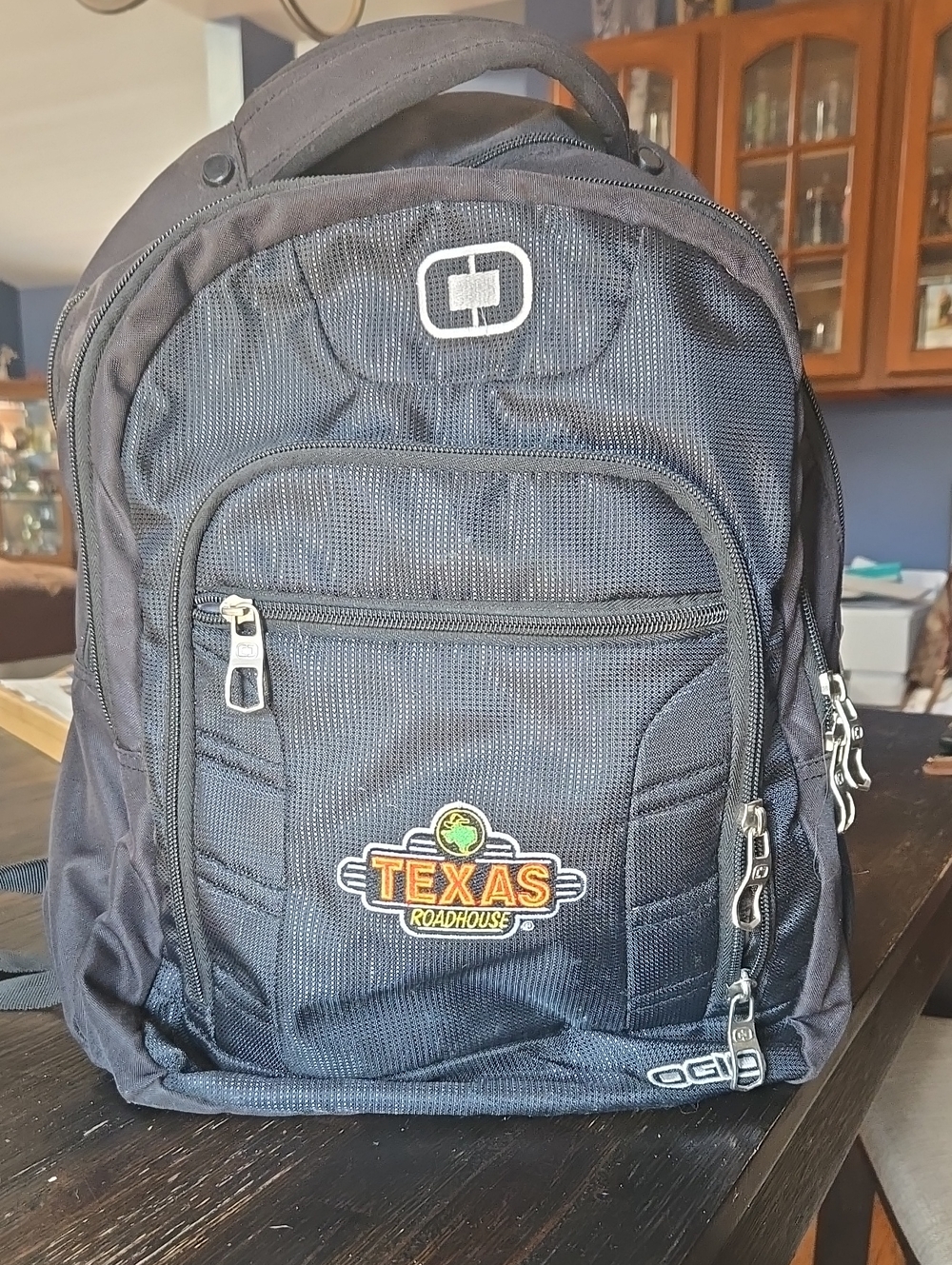 OGIO Black Backpack with Texas Roadhouse Patch